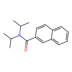 N,N-bis(propan-2-yl)naphthalene-2-carboxamide structure