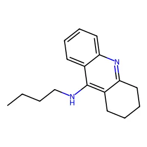 N-Butyl-1,2,3,4-tetrahydro-9-acridinamine structure