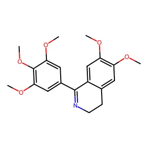 6,7-Dimethoxy-1-(3,4,5-trimethoxyphenyl)-3,4-dihydroisoquinoline structure