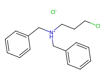 N-(3-氯丙基)二苄胺盐酸盐 structure