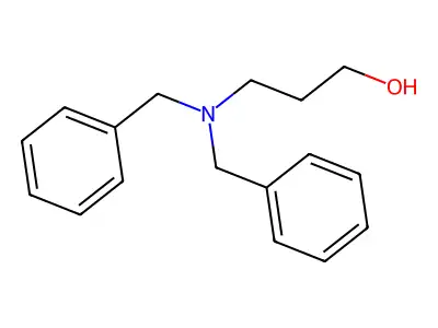 3-(Dibenzylamino)-1-propanol structure