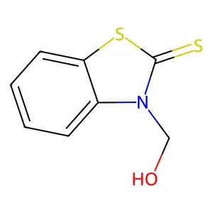 3-Hydroxymethyl-1,3-benzothiazole-2-thione structure