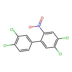 Biphenyl, 3',4,4',5-tetrachloro-2-nitro- structure