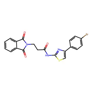 C20H14BrN3O3S structure