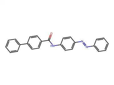 [1,1'-Biphenyl]-4-carboxamide, N-[4-(2-phenyldiazenyl)phenyl]- structure