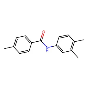 N-(3,4-dimethylphenyl)-4-methylbenzamide structure