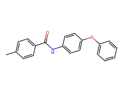 4-methyl-N-(4-phenoxyphenyl)benzamide structure