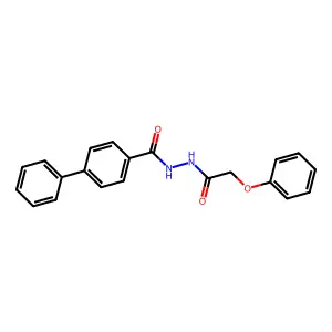 N'-(2-苯氧基乙酰基)-4-联苯甲酰肼 structure