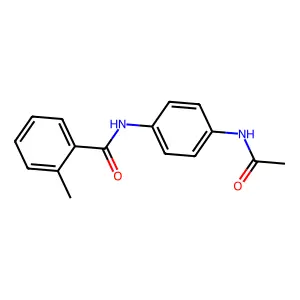 N-(4-乙酰氨基苯基)-2-甲基苯甲酰胺 structure