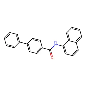 N-(naphthalen-1-yl)biphenyl-4-carboxamide structure