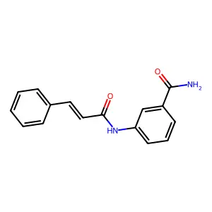 3-(3-Phenylprop-2-enoylamino)benzamide structure