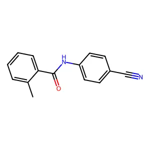 N-(4-氰基苯基)-2-甲基苯甲酰胺 structure