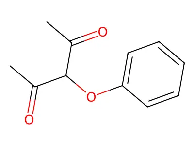 3-Phenoxypentane-2,4-dione structure