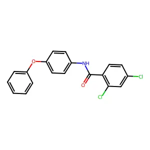 2,4-dichloro-N-(4-phenoxyphenyl)benzamide structure