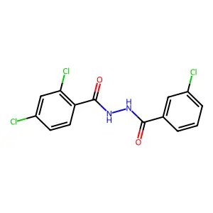 2,4-二氯-N-(3-氯基)苯甲酰肼 structure