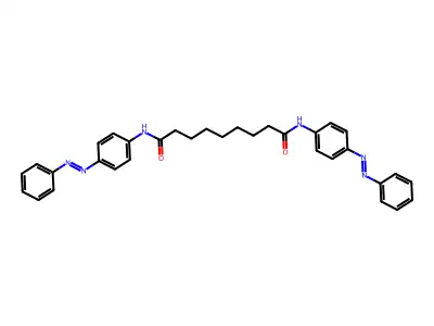 Nonanediamide, N1,N9-bis[4-(2-phenyldiazenyl)phenyl]- structure