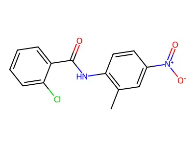2-chloro-N-(2-methyl-4-nitrophenyl)benzamide structure