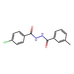 N'-(4-chlorobenzoyl)-3-methylbenzohydrazide structure