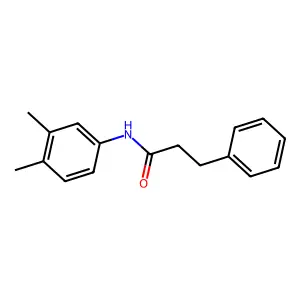N-(3,4-二甲基苯基)-3-苯基丙酰胺 structure