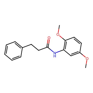 N-(2,5-二甲氧基苯基)-3-苯基丙酰胺 structure