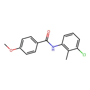 N-(3-chloro-2-methylphenyl)-4-methoxybenzamide structure