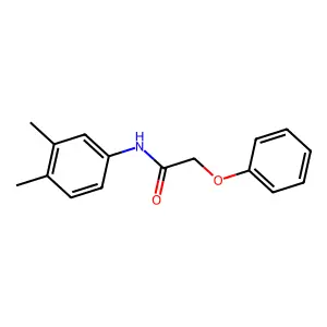 N-(3,4-dimethylphenyl)-2-phenoxyacetamide structure
