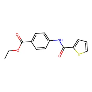 Ethyl 4-[(2-thienylcarbonyl)amino]benzoate structure