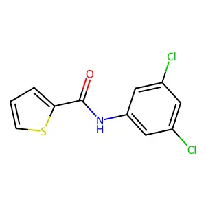 N-(3,5-dichlorophenyl)thiophene-2-carboxamide structure