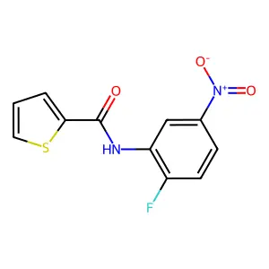N-(2-Fluoro-5-nitrophenyl)-2-thiophenecarboxamide structure