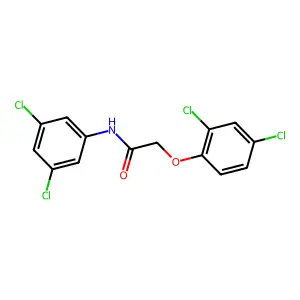 2-(2,4-dichlorophenoxy)-N-(3,5-dichlorophenyl)acetamide structure