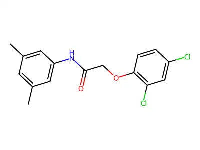 2-(2,4-dichlorophenoxy)-N-(3,5-dimethylphenyl)acetamide structure