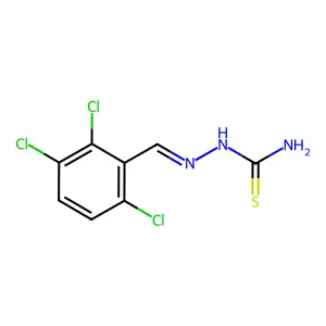 [(2,3,6-Trichlorophenyl)methylideneamino]thiourea structure