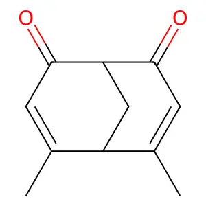 4,6-Dimethylbicyclo[3.3.1]nona-3,6-diene-2,8-dione structure