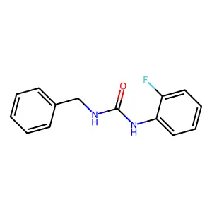 1-Benzyl-3-(2-fluorophenyl)urea structure