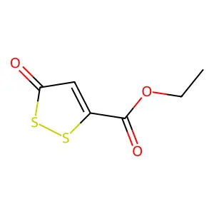 Ethyl 5-oxodithiole-3-carboxylate structure