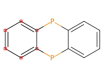 1,6-Diphosphatriptycene structure