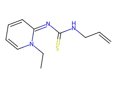 1-(1-Ethyl-2-pyridinylidene)-3-prop-2-enylthiourea structure