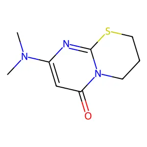 8-(dimethylamino)-3,4-dihydro-2H-pyrimido[2,1-b][1,3]thiazin-6-one structure