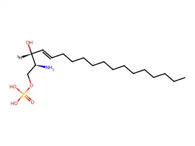 [3-3H] sphingosine-1-phosphate structure