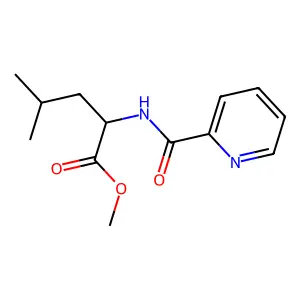 (R)-methyl 4-methyl-2-(picolinamido)pentanoate structure