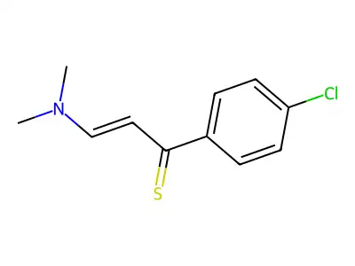 2-Propene-1-thione, 1-(4-chlorophenyl)-3-(dimethylamino)- structure