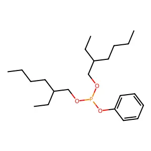 亚磷酸双(2-乙基己基)苯酯 structure