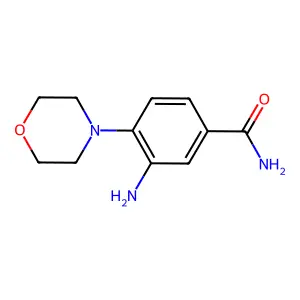 3-Amino-4-morpholin-4-yl-benzamide structure