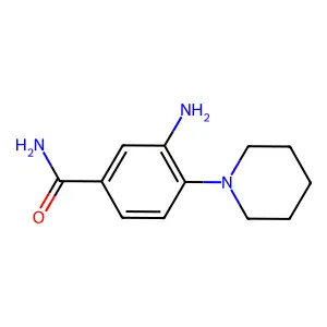 3-Amino-4-(piperidin-1-yl)benzamide structure
