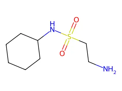 2-amino-N-cyclohexylethanesulfonamide structure