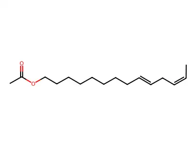 (Z,E)-9,12-Tetradecadienyl acetate structure