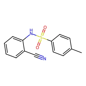 N-(2-氰基苯基)-4-甲基苯磺酰胺 structure