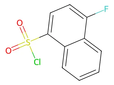 4-fluoronaphthalene-1-sulfonyl Chloride structure