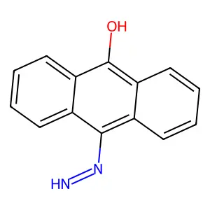 Anthraquinone monohydrazone structure