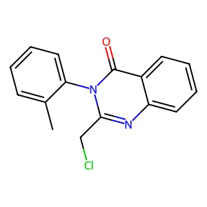 2-(chloromethyl)-3-(2-methylphenyl)quinazolin-4(3H)-one structure